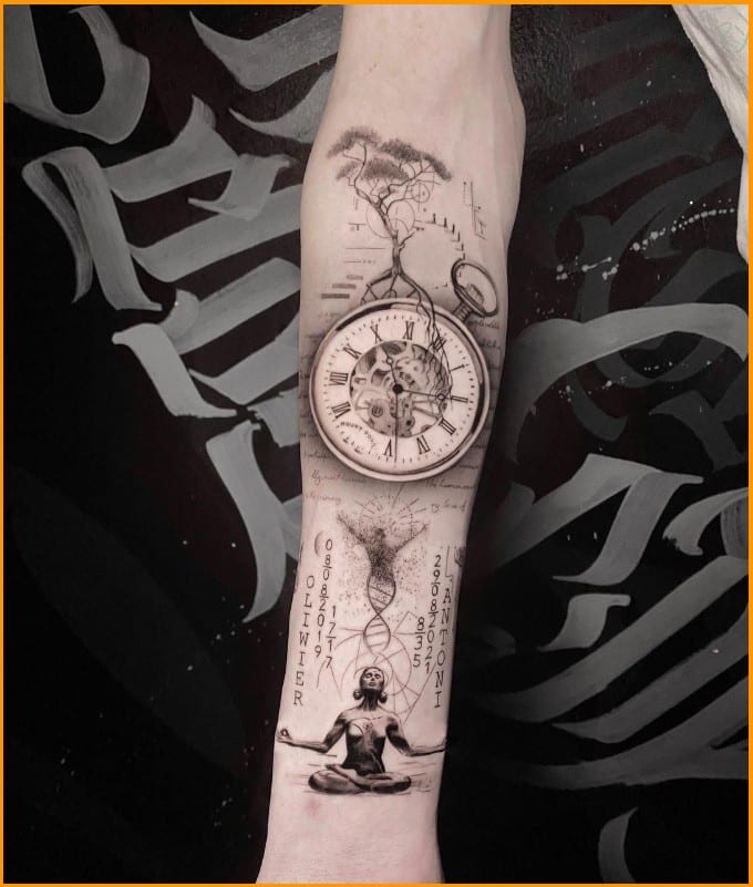 spiritual tattoo sleeve 