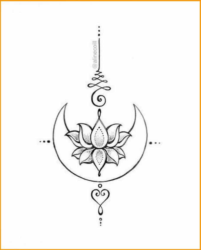 spiritual lotus flower tattoos