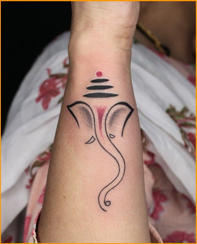 Lord Ganesha Designed Tattoo  Tattoo Ink Master