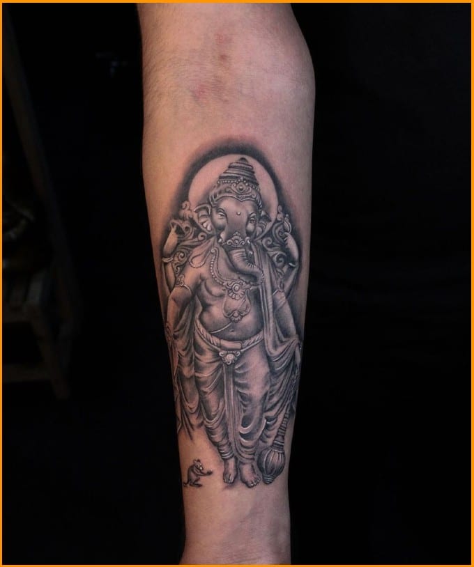 lord Ganesh spiritual tattoos