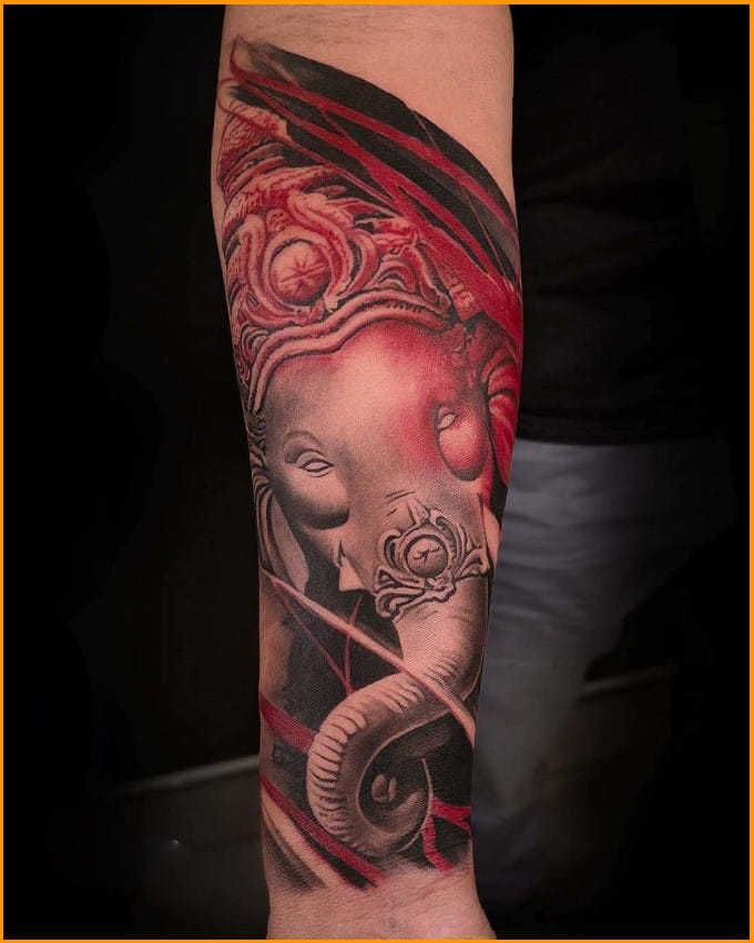 lord ganesha spiritual tattoos