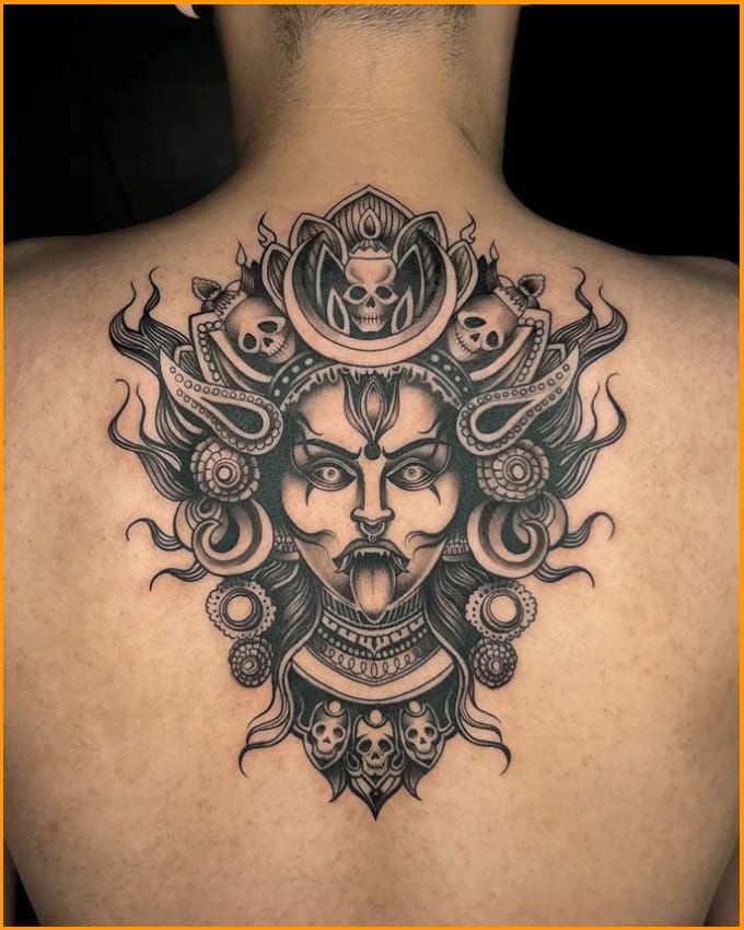 Ravan Ravana shiva shivling tenheads patterns blackandgrey tattoo  leotattoos Mumbai matunga India  Leo tattoos Kali tattoo Shiva tattoo