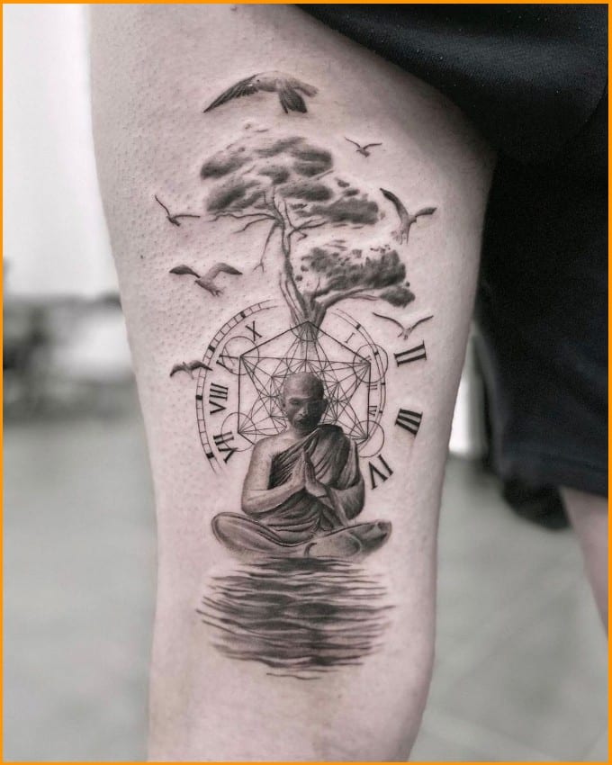 spiritual feminine unique tree of life tattoo