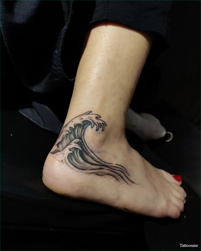 ankle foot tattoos 