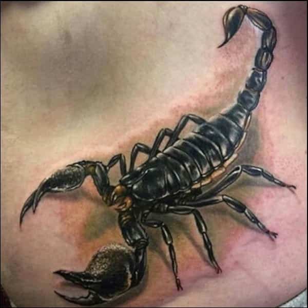 3d scorpion tattoos