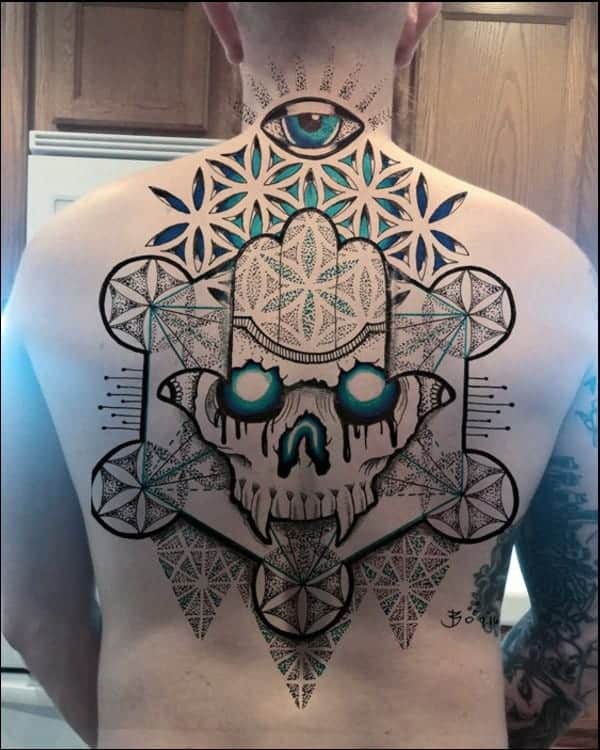 3d tattoos for back