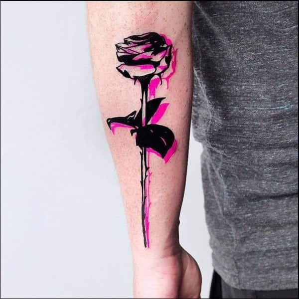 a real 3d flower tattoo design