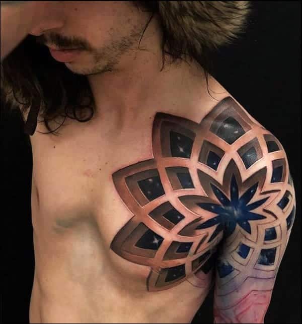 3d tattoos for shoulder