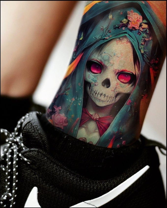 25 Feminine Lower Leg Tattoos For Females  Real Mina