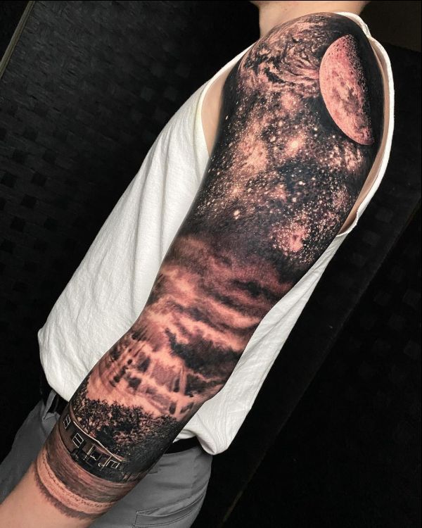 arm tattoo design for men