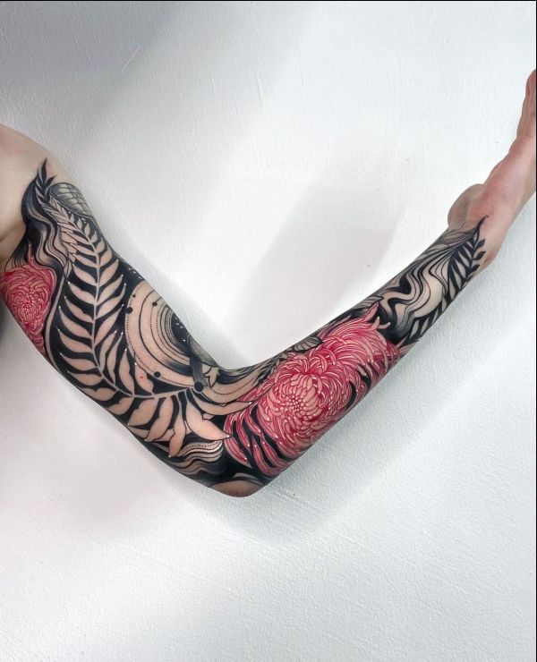 full sleeve arm tattoos