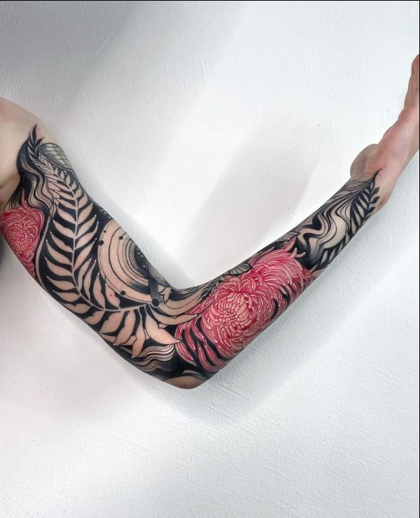 full sleeve arm tattoos 