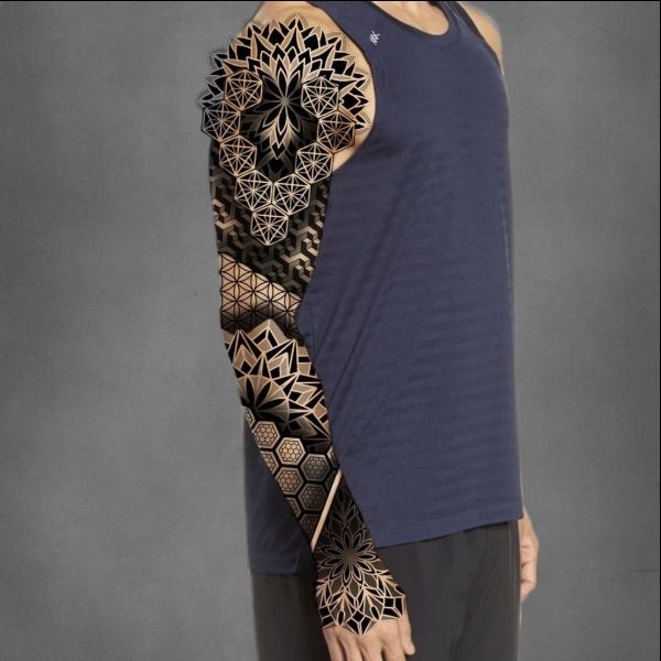 arm tattoos mandala