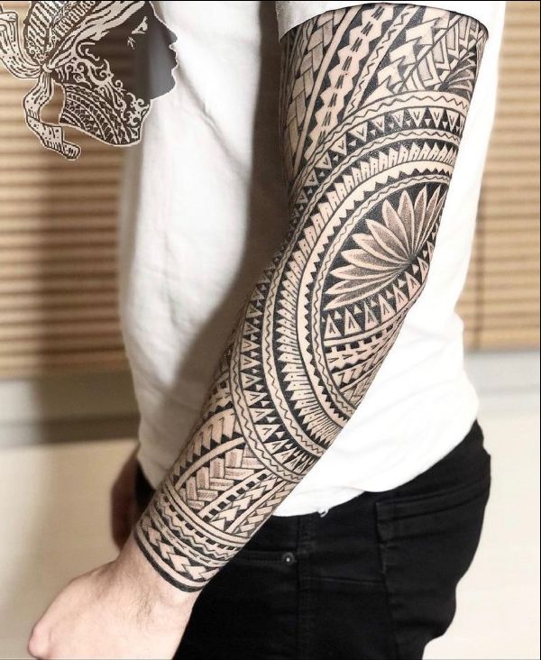 arm tribal tattoos for guys