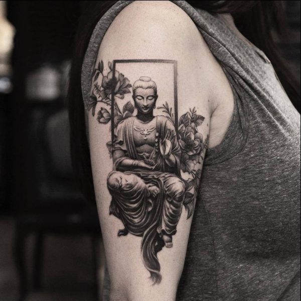 lord buddha arm tattoos
