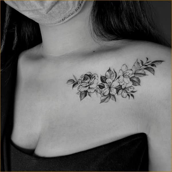 Best collar bone tattoos