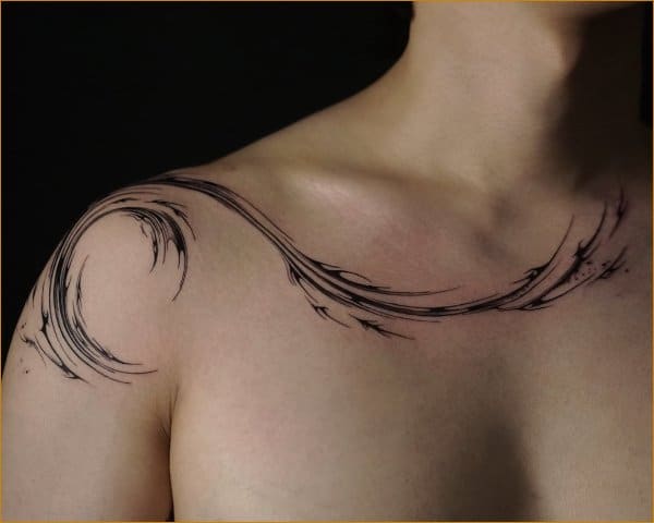 Collarbone tattoos