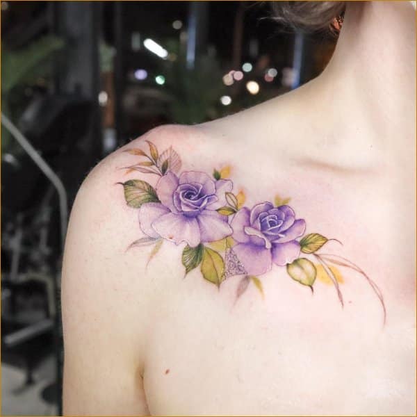 collarbone tattoo Best Tattoo Studio in India Black poison Tattoo studio