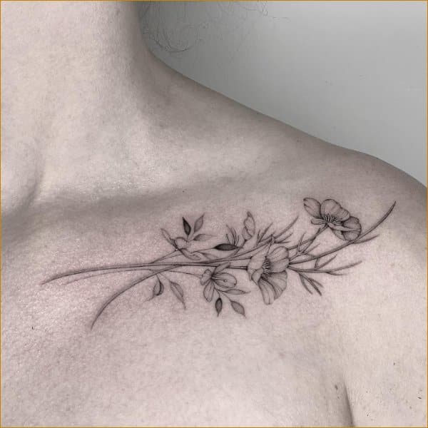 Best collar bone tattoos