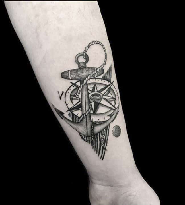 80 Compass Tattoos Meaning Design Ideas For Men  Women  DMARGE