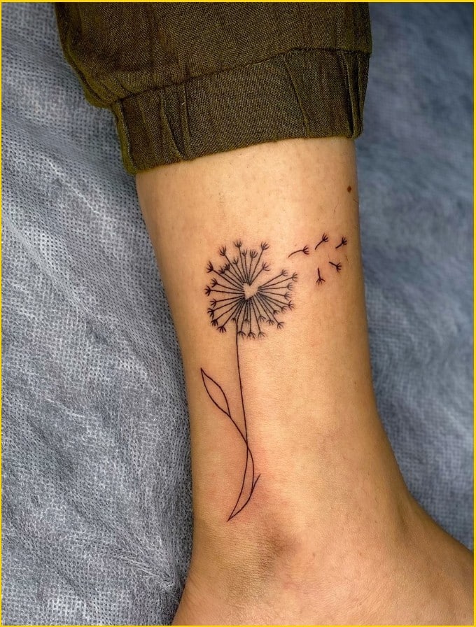 Best dandelion tattoos