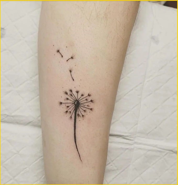 Best dandelion tattoos