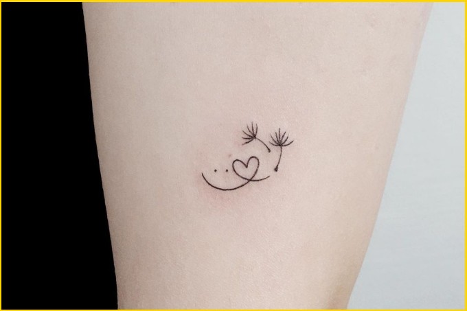 small dandelion tattoos