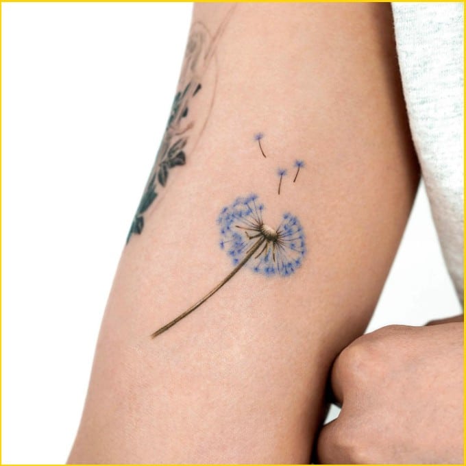 Best dandelion tattoos