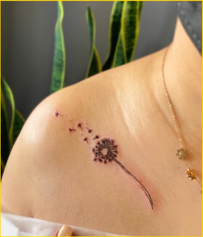 Best dandelion tattoos