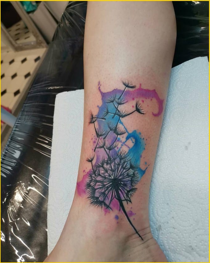 Best dandelion tattoos