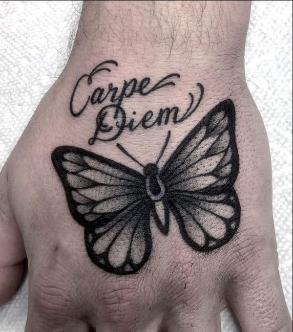 butterfly tattoos for hands