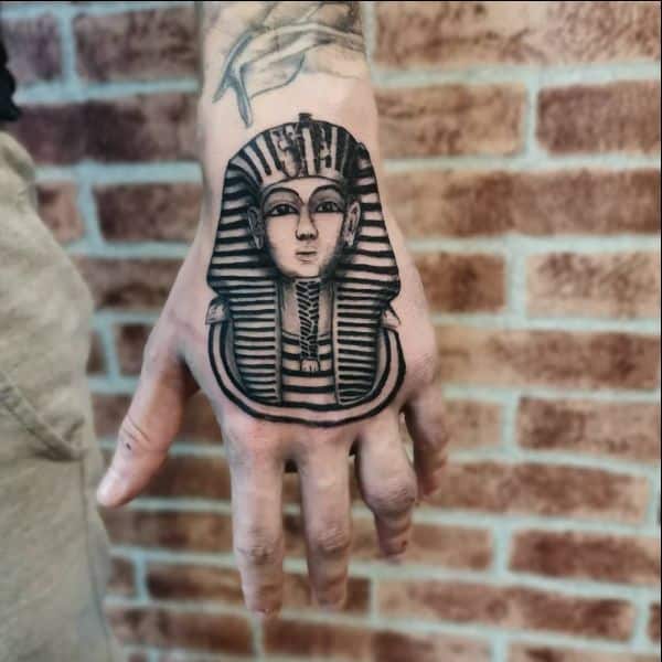 god of Egypt hand tattoos