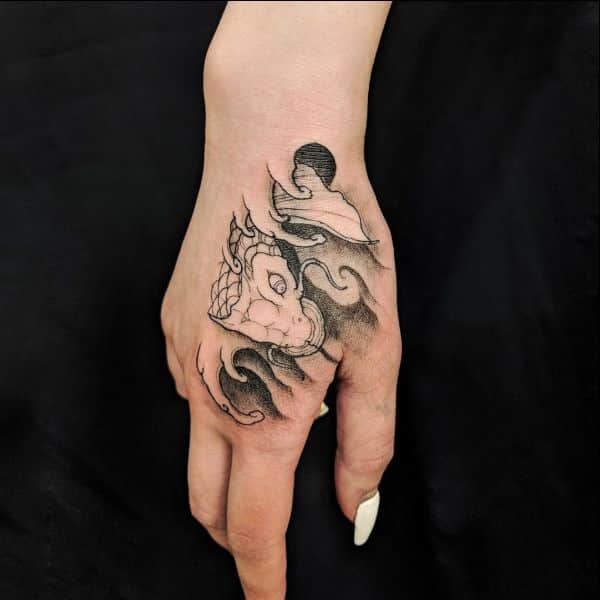 Pisces tattoos for hands