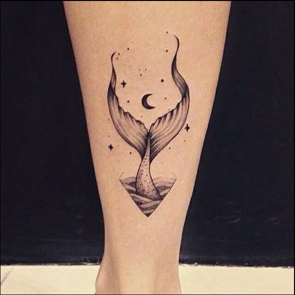 mermaid fin tattoos