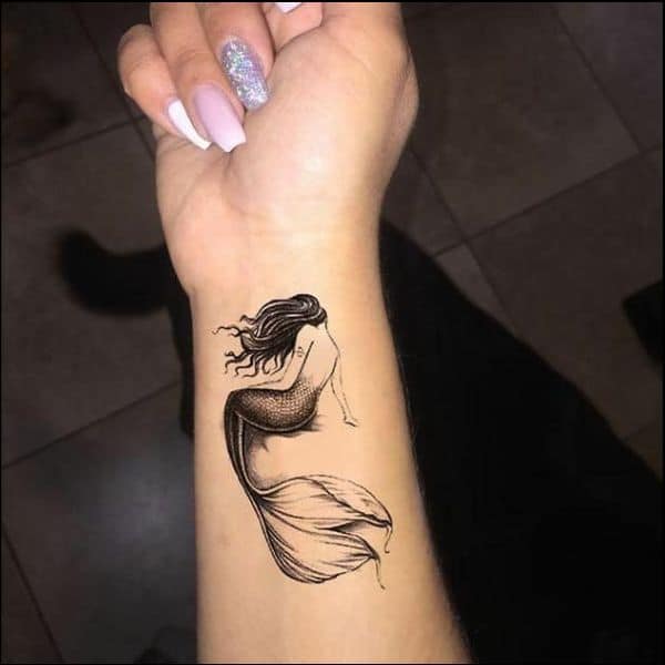 best mermaid tattoos designs on wrist