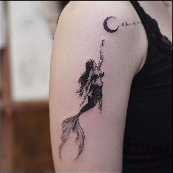 mermaid tattoos for men