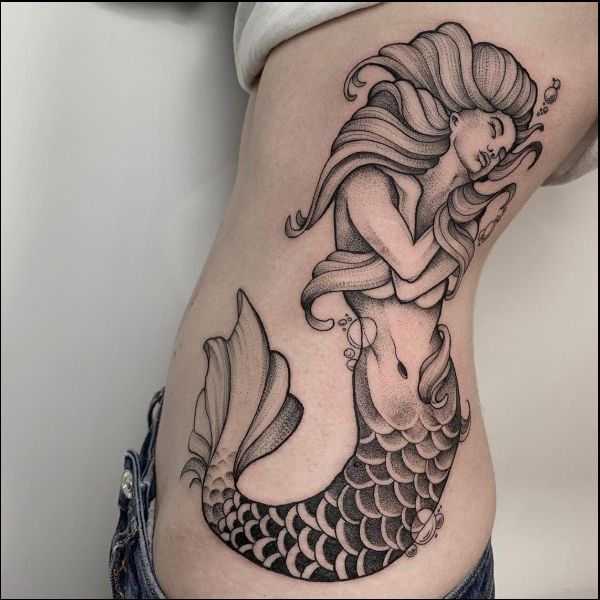 mermaid tattoo designs