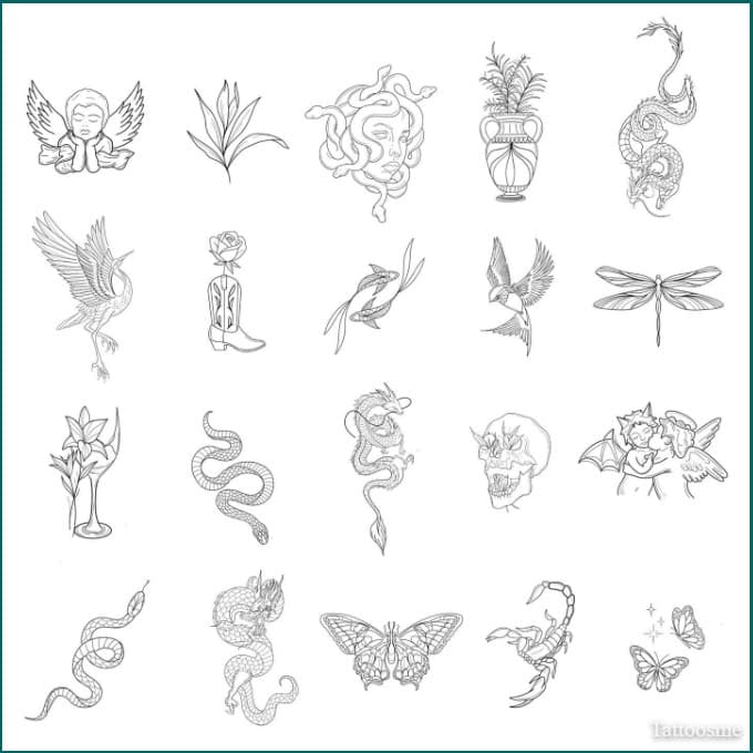 patchwork tattoo designs