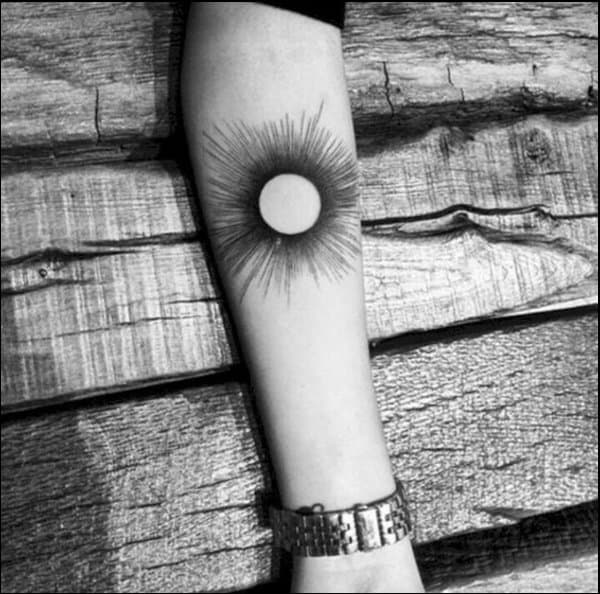 40 Beautiful Sun Tattoos Design and Ideas For Men And Women