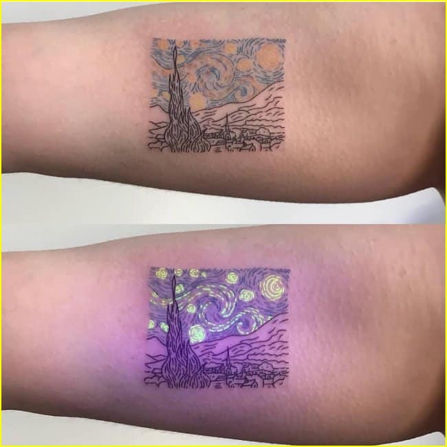 are uv tattoos permanent