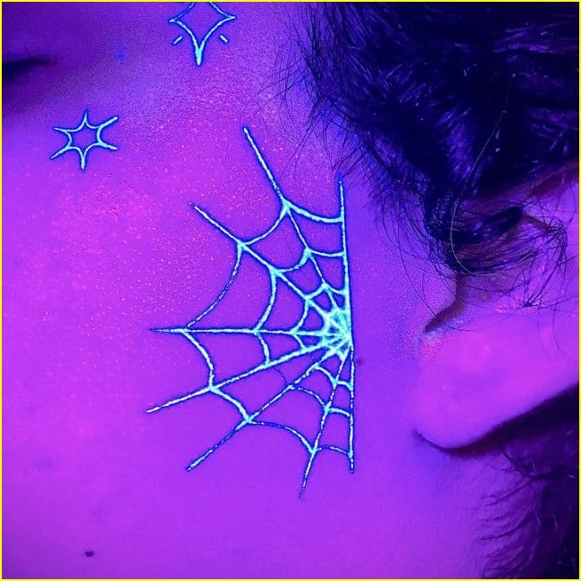 uv ink face tattoos