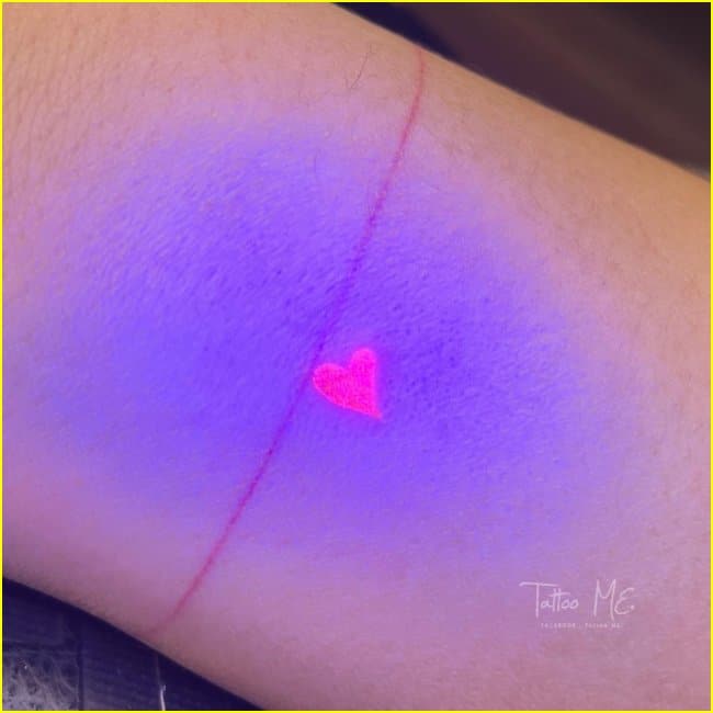 tiny uv ink tattoos