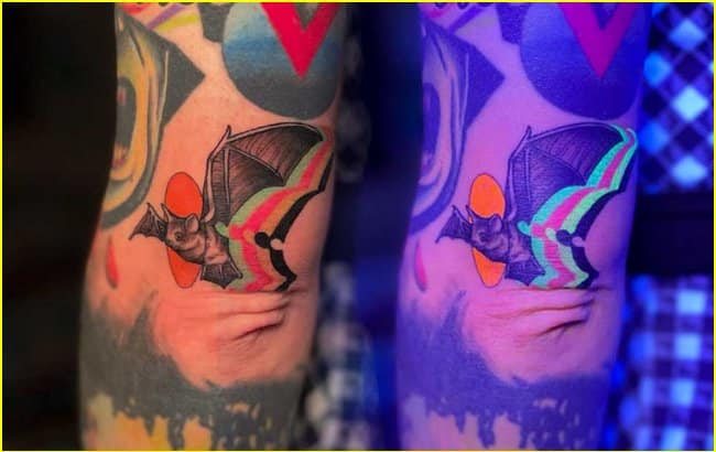 bat uv tattoos