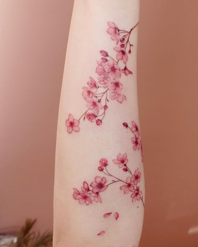 cherry blossom tattoo 