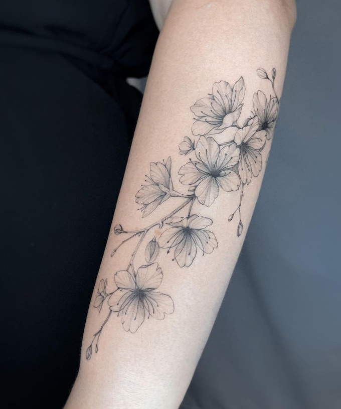 cherry blossom tattoo 