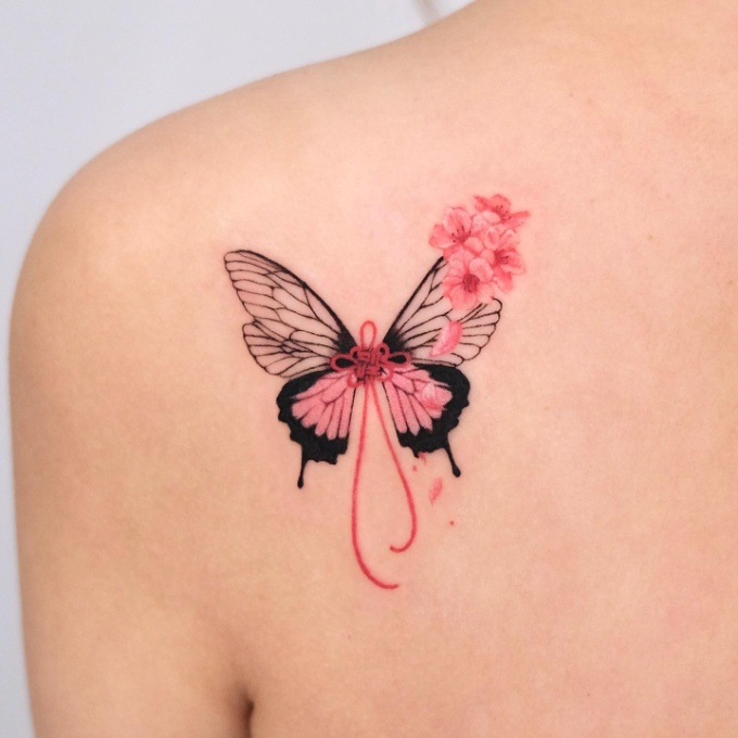 cherry blossom tattoo 