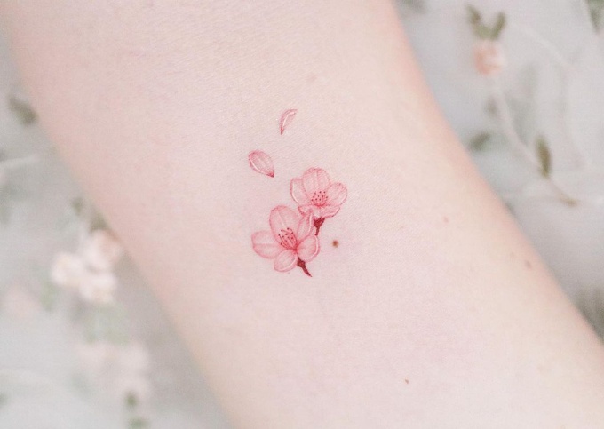 cherry blossom tattoo 