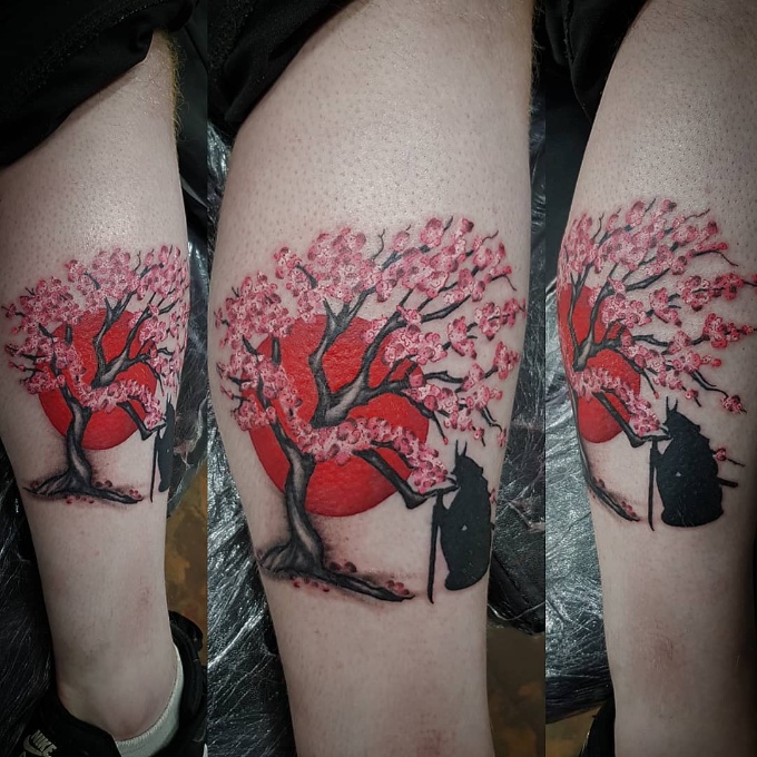 cherry blossom tattoo 