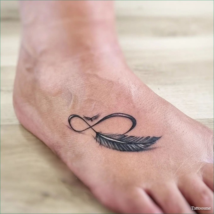 flower foot tattoo 