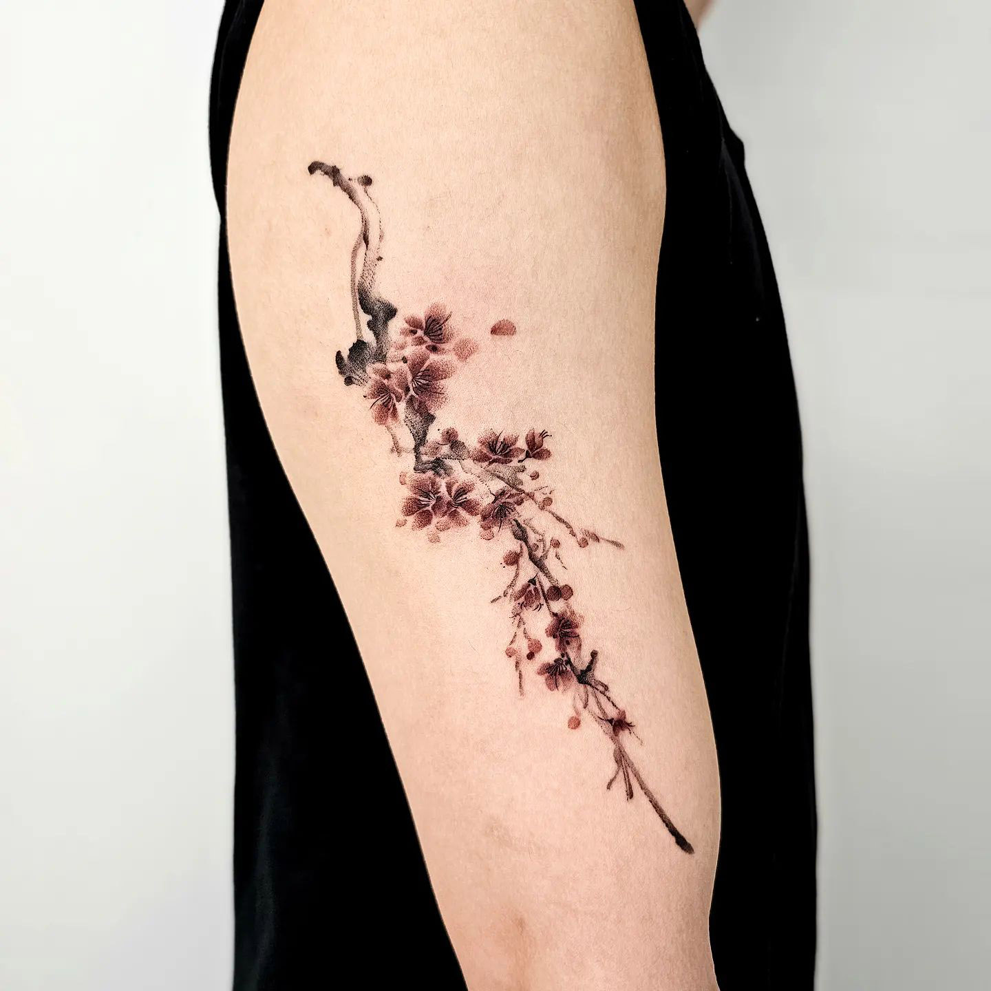 Custom Half Sleeve Birth Flower Tattoo Design Floral Tattoo  Etsy